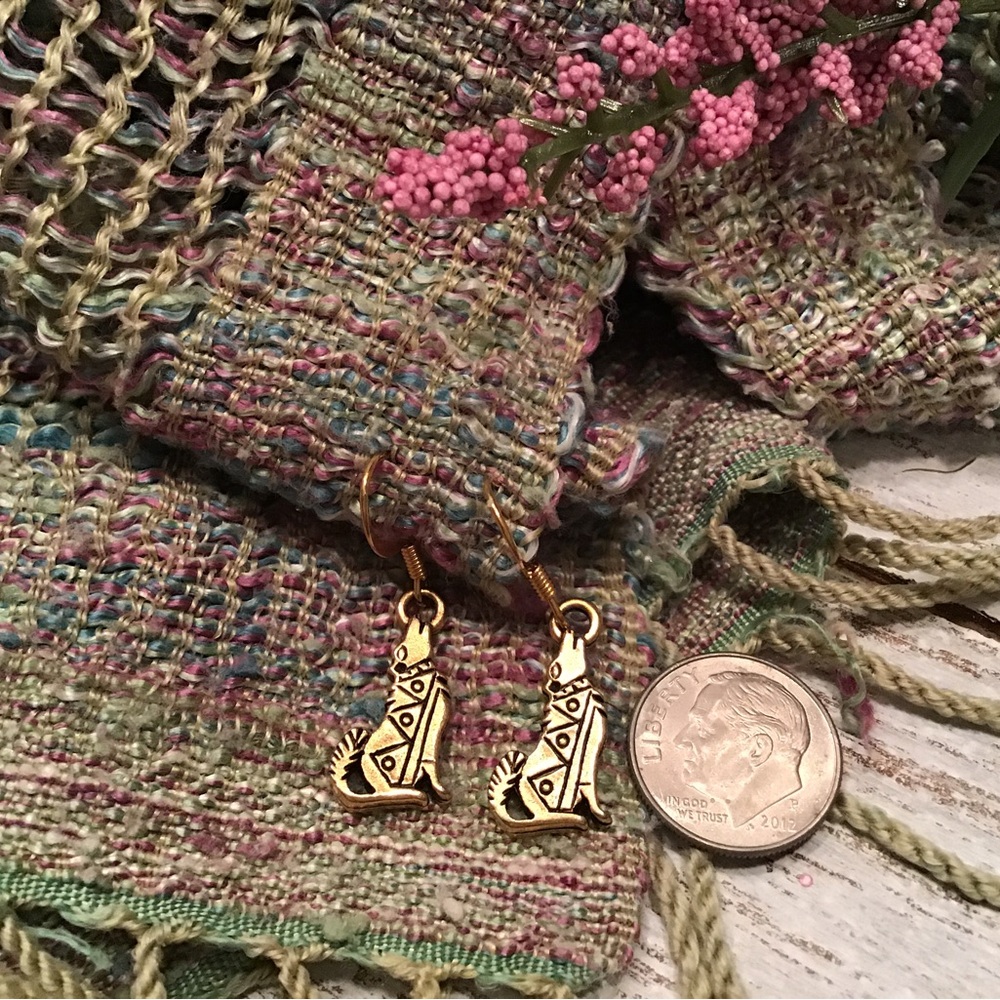 #144 Wolf Earrings